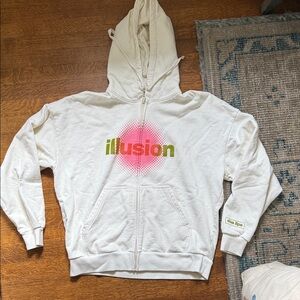 Dua Lipa Tour Merch Illusion Zip Up Hoodie